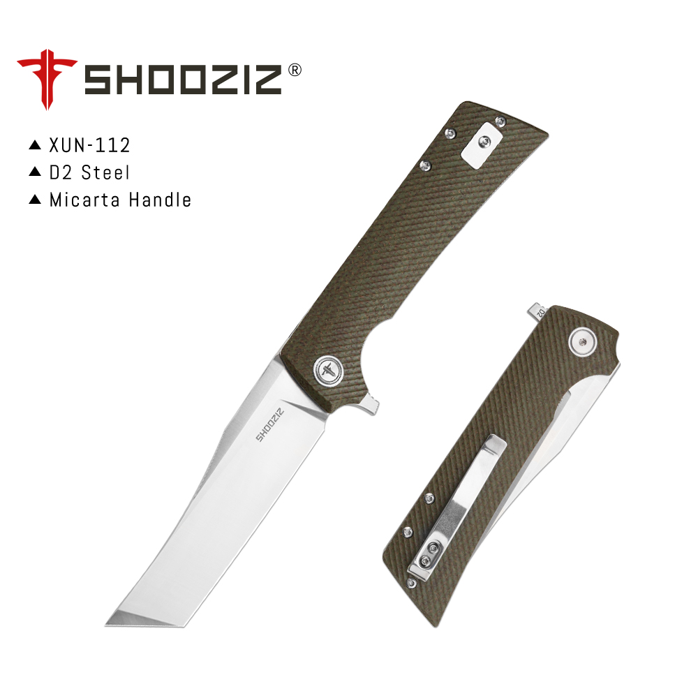 Edc Carry For Men - Pisau Lipat Shooziz XUN112 EDC dengan