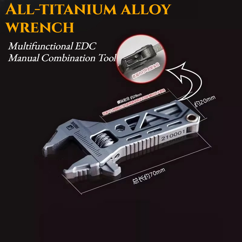 Edc Carry All - Kunci Pas dan Tang Paduan Titanium