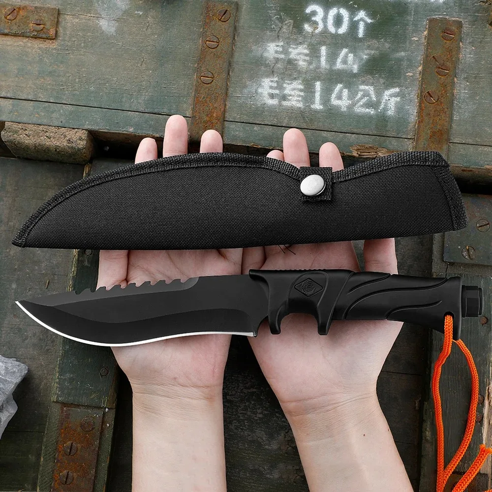 Edc Carry Fixed Blade Knife - Pisau Lurus Berbilah Tetap Kekuatan Tinggi