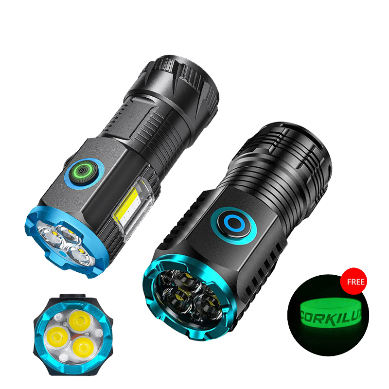 Edc (Every Day Carry - Senter Led Mini tipe-c, senter saku