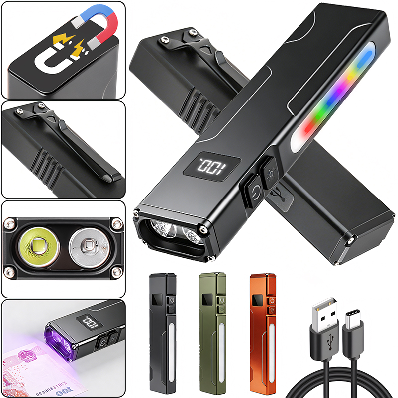 Edc Carry Pen - Lampu Kerja EDC Multifungsi Lampu UV