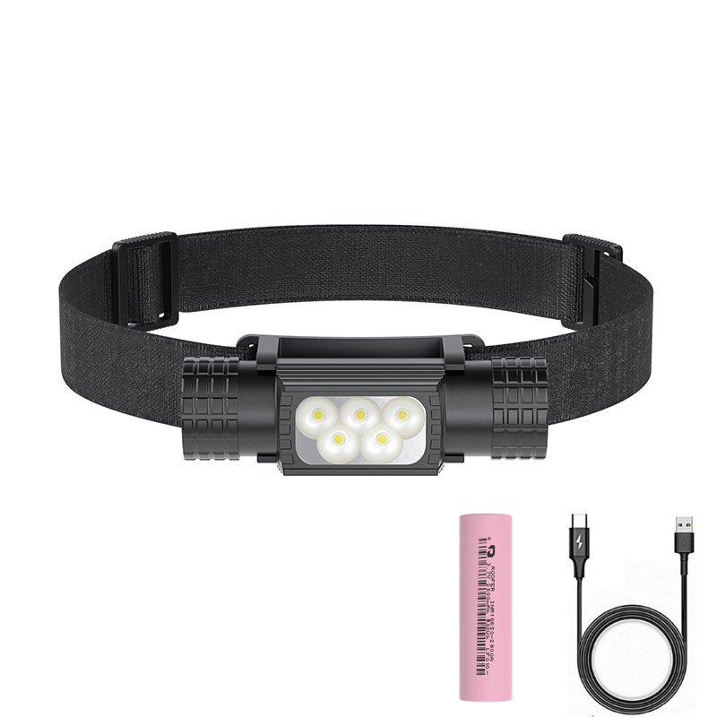 Edc (Every Day Carry - Lampu depan LED USB C portabel,