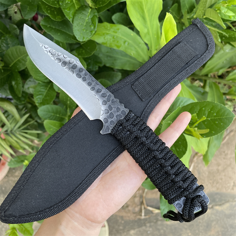 Edc Carry Fixed Blade Knife - Pisau Saku Bilah Baja 8cr13mov Alat
