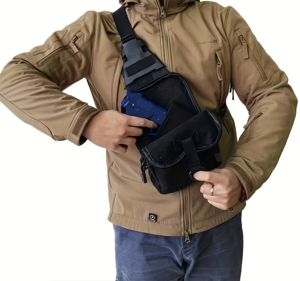 Tas Selempang Taktis untuk Men - Edc Carry Bag For Pistol ulasan dan harga