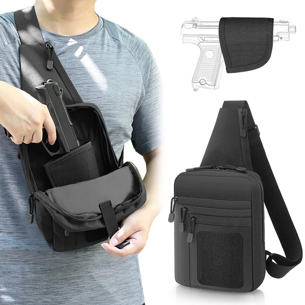 Tas Pistol Taktis Tas Penyimpa - Edc Carry Bag For Pistol ulasan dan harga