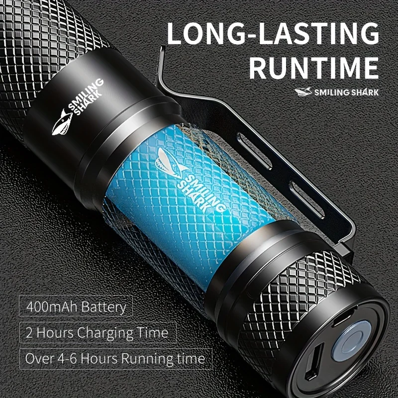 SMILING SHARK Senter LED Takti - Edc (Every Day Carry ulasan dan harga