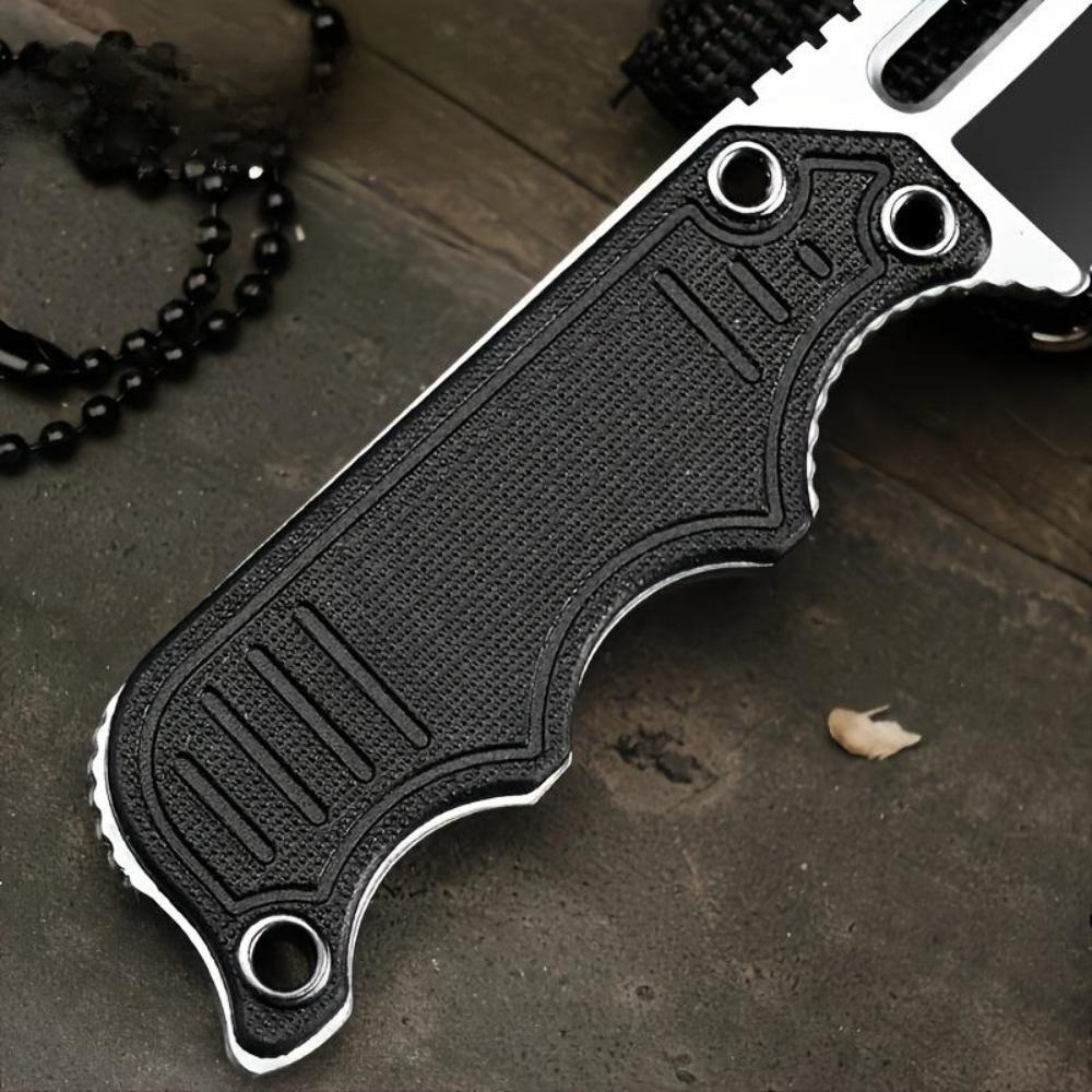 Pisau Leher Portabel dengan Sa - Edc Carry Fixed Blade Knife ulasan dan harga