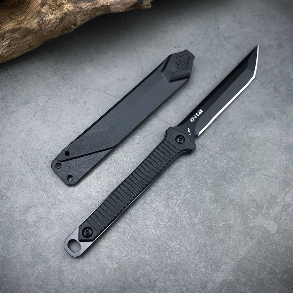 Pisau Lipat Outdoor 4008 Baja  - Edc Carry Fixed Blade Knife ulasan dan harga