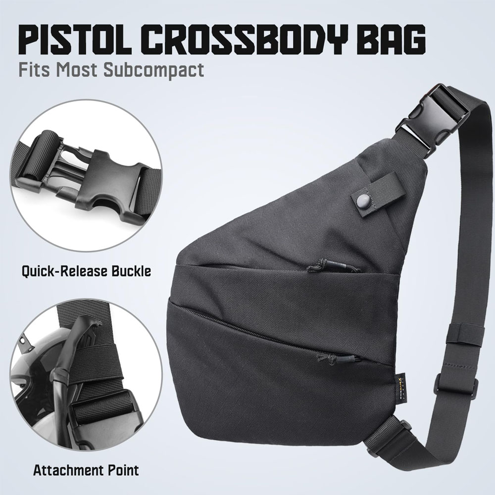 Tas gendong Pistol tersembunyi - Edc Carry Bag For Pistol ulasan dan harga