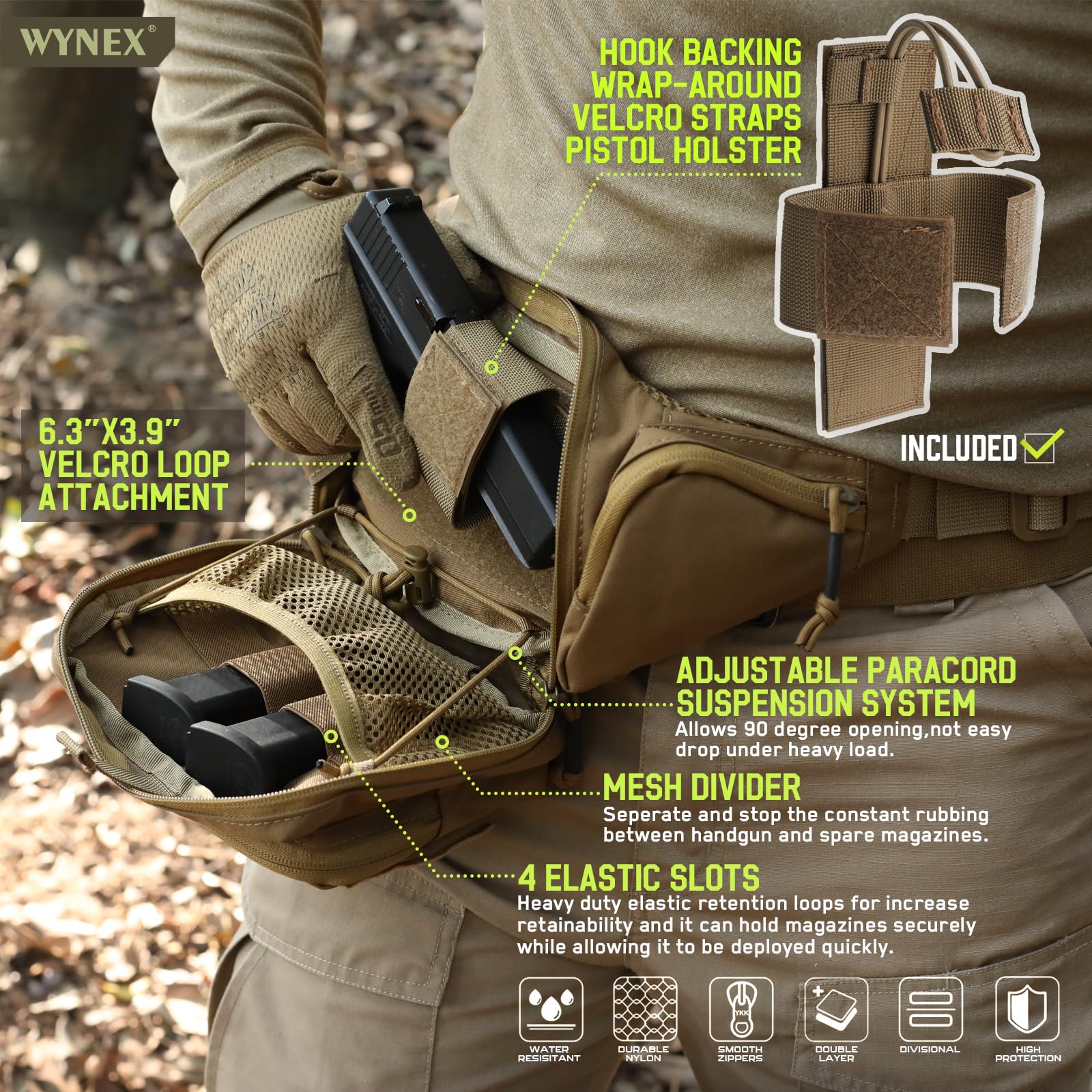 Tas Pinggang Taktis untuk Meny - Edc Concealed Carry Holster ulasan dan harga