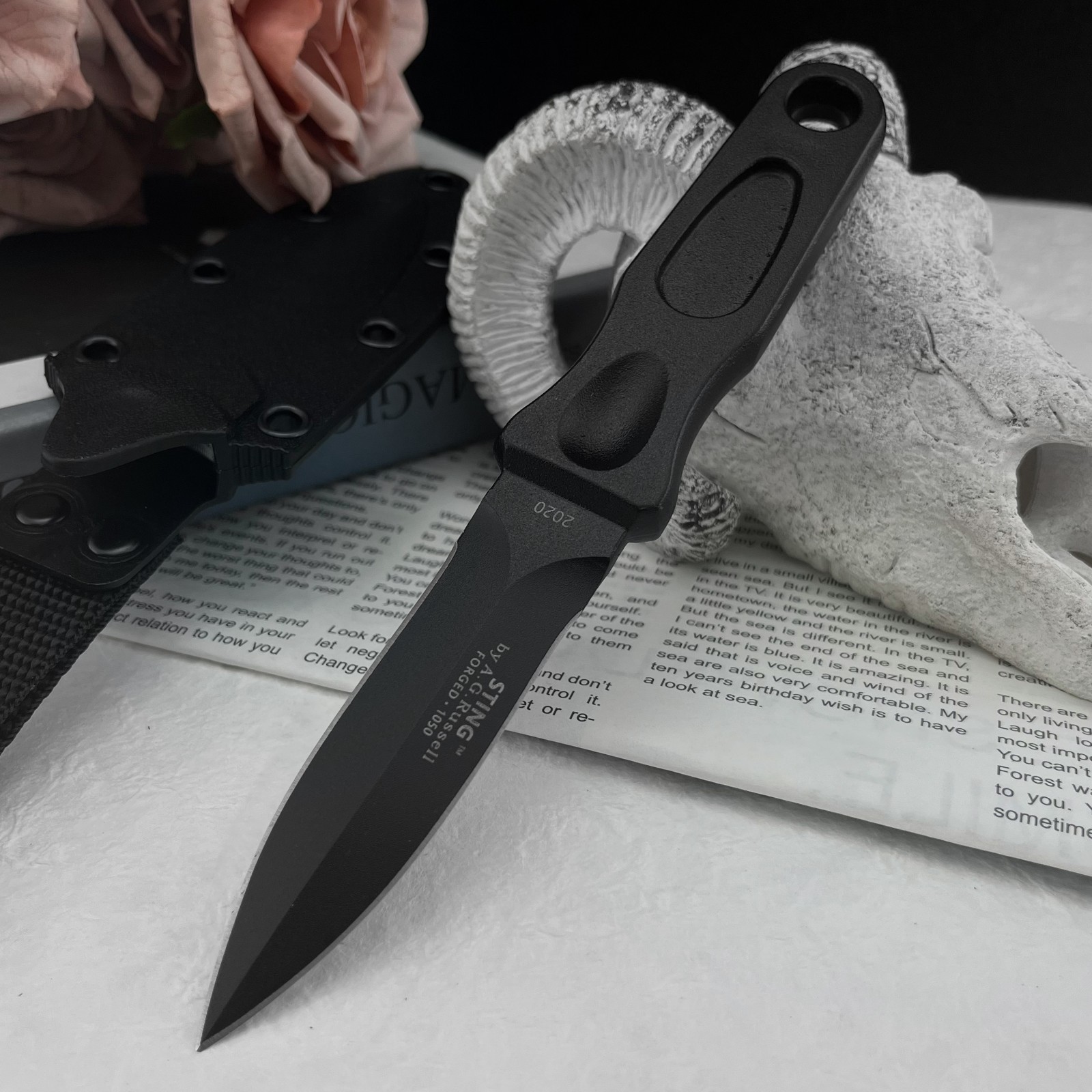 Pisau Lipat Multifungsi Baja 8 - Edc Carry Fixed Blade Knife ulasan dan harga