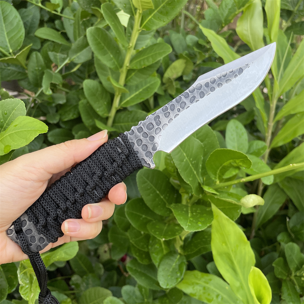 Pisau Saku Bilah Baja 8cr13mov - Edc Carry Fixed Blade Knife ulasan dan harga