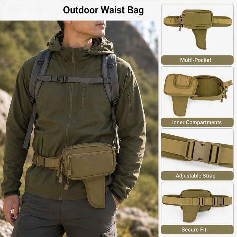 Tas Pinggang Multifungsi Nilon - Edc Carry For Men ulasan dan harga